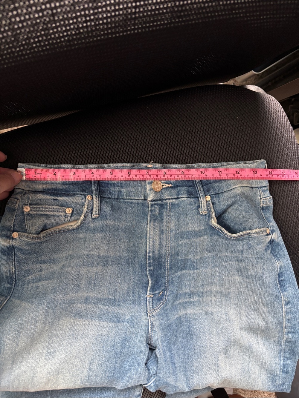 NWOT Mother Jeans : The Roller Crop Snippet Fray - Picture 12 of 12